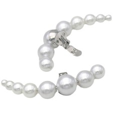 1 Pair Pearl Shoe Clips Decorative Shoe Clips Detachable Pearl Shoe Buckles
