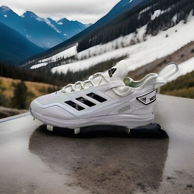 NEW Adidas Icon 7 Boost Baseball Cleats White Black Men's 10 10.5 11