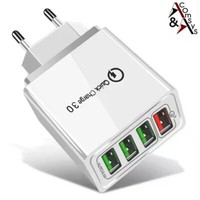 Usb Netzteil 4 Port 5V-5A 9V-2A 12V-1.5A QC3.0 Quick Charge SchnellladegeräT #W