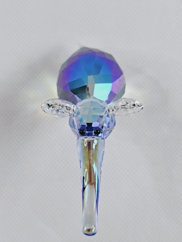 Swarovski Crystal 1086136 Lovlots Circus Toby the Elephant Blue Iridescent - Picture 13 of 18