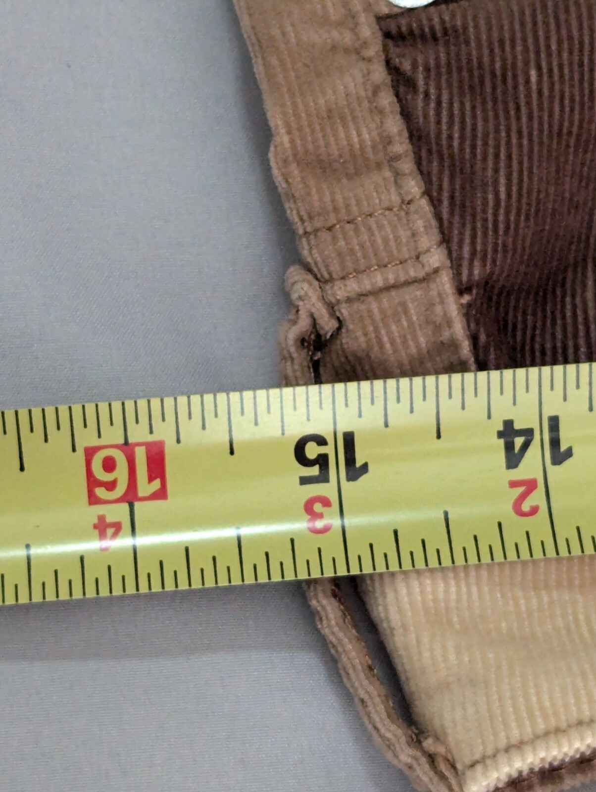 Social Tourist Brown Patchwork Flared Corduroy Wo… - image 16