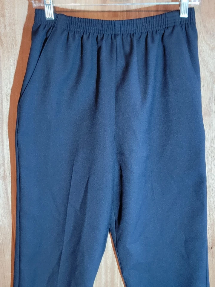 Calça social donnkenny feminina tamanho 10 cintura elástica cônica regular preta - Imagem 4 de 4