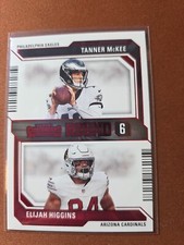 2023 Panini Contenders - Round Numbers RED Tanner McKee, Elijah Higgins #24 (RC)