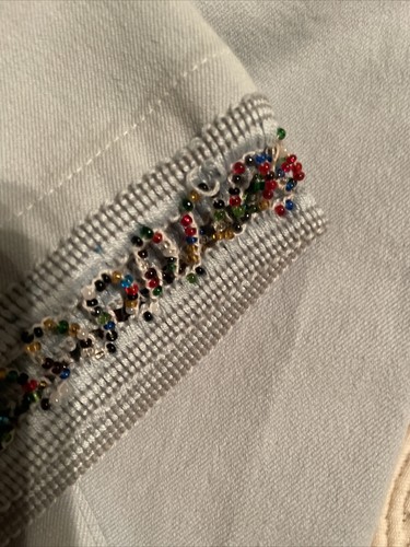 ST JOHN Sport By Marie Gray Light Blue 5 Pocket Jean with BEADED HEM - Size 10 - Picture 5 of 12