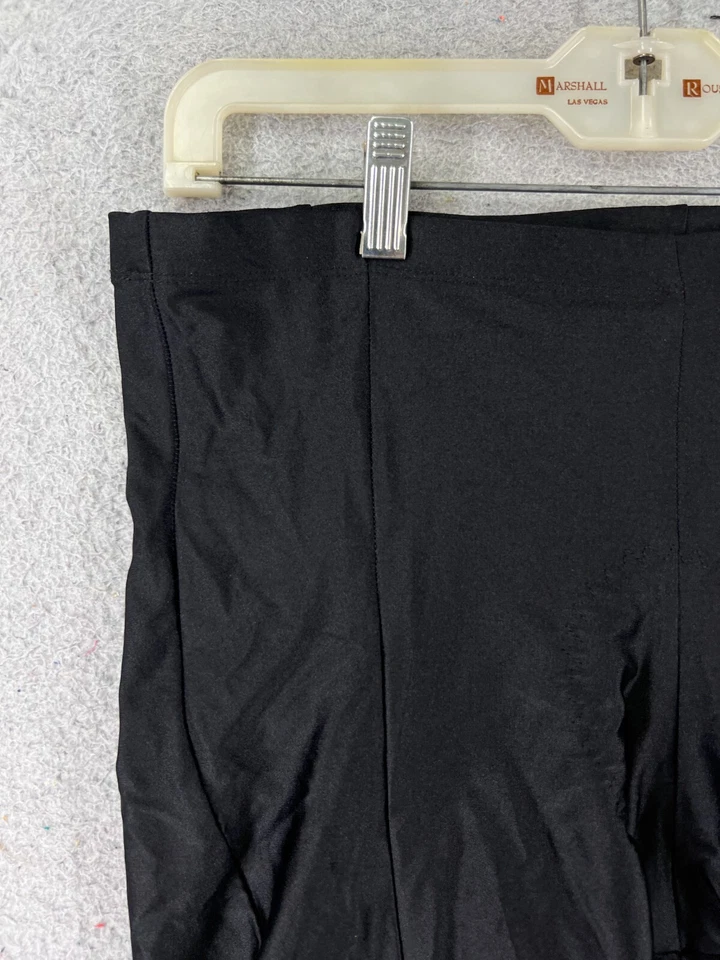 老式锐步骑行短裤成人特大号黑色尼龙混纺衬垫阅读 — 第 4/4 张图片