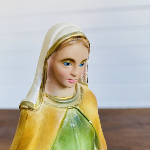 Vintage 1979 St. Anne & Kind Jungfrau Maria Kolumbien Statue religiöse Statue Italien - Bild 11 von 15