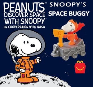 mcdonalds snoopy space