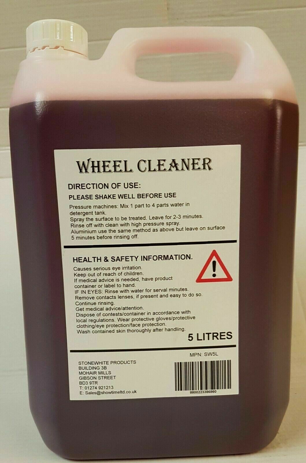 5L Alloy Wheel Cleaner Solution Acid Free Wheel Cleaner Safe on all Rims/Wheels eBay