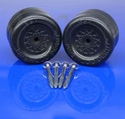 ? Dominant Lathed Pinewood Derby Wheels & Polished Axles Race Ready SLT