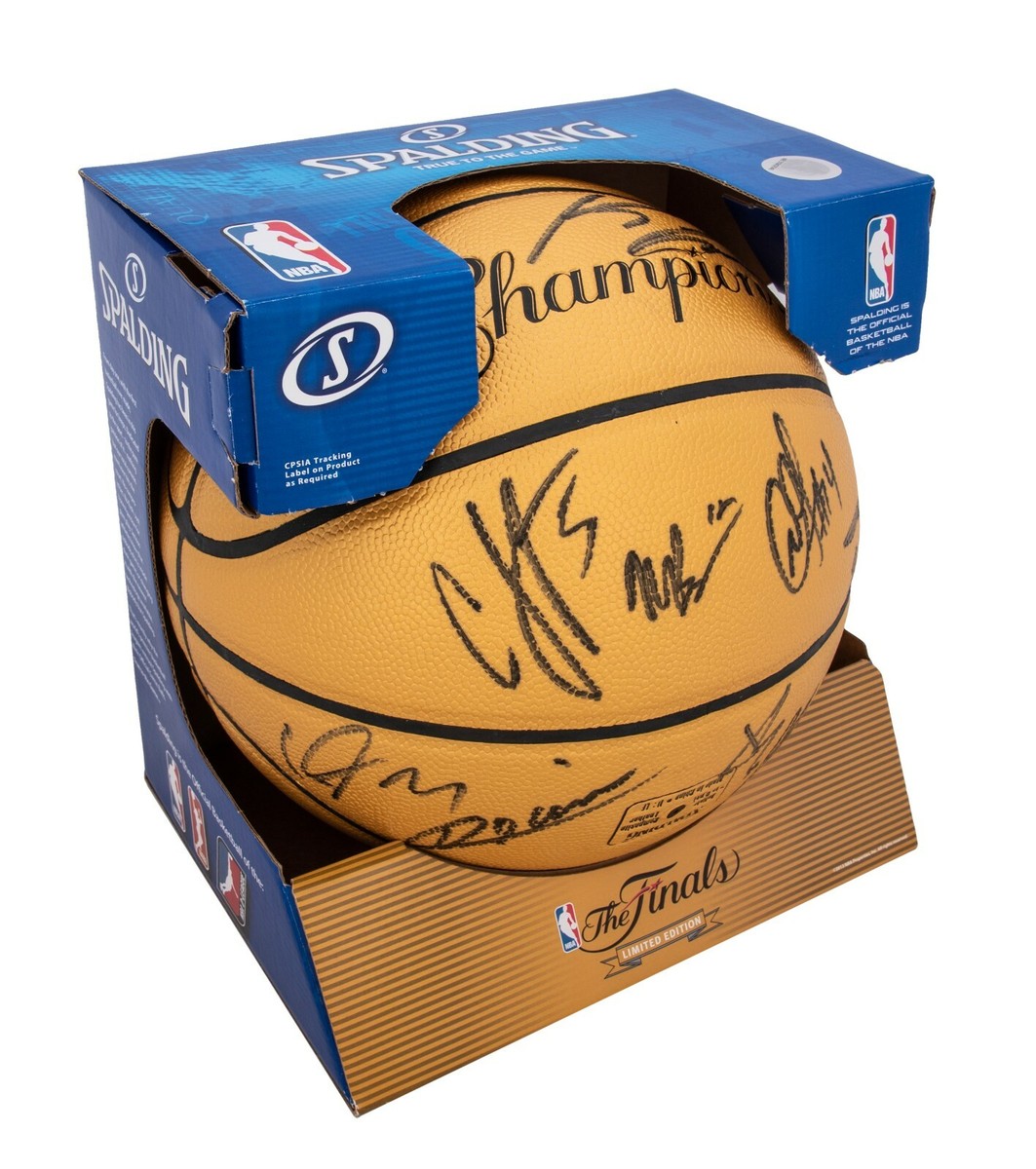 2013-14 San Antonio Spurs NBA Champs Team Signed Basketball Tim