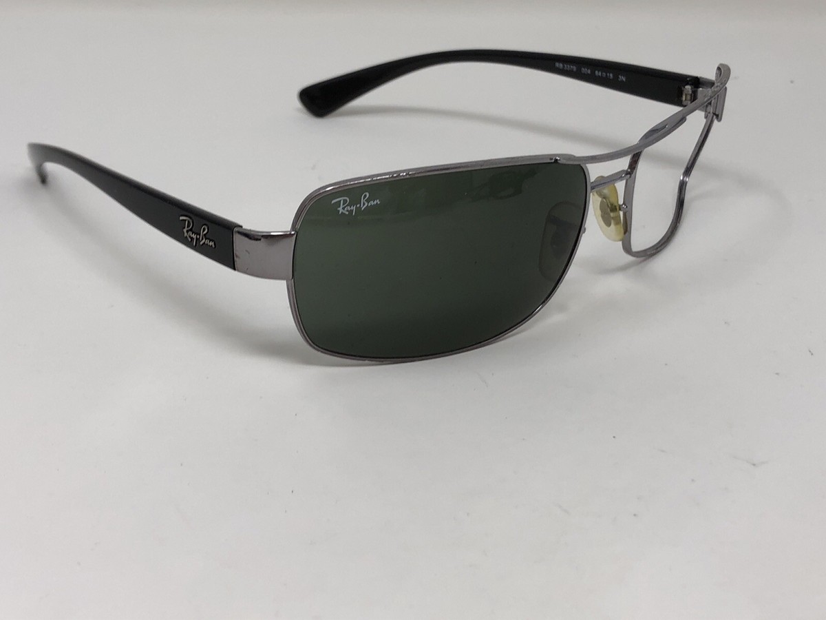 RAY-BAN RB3379 004 Sunglasses Frame Gunmetal/Black 64-15mm