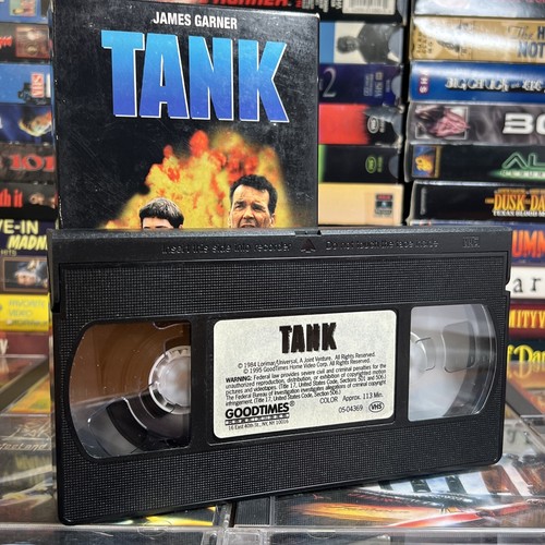 Tank 1984 VHS Tested James Garner Shirley Jones C Thomas Howell Action Comedy - Picture 7 of 12
