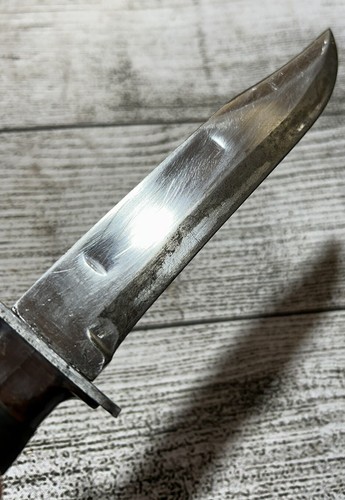 US WWII Ka-bar POLISHED COMMANDO Fighting Combat Knife WW2 - Picture 9 of 10
