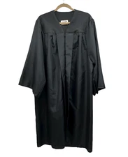 Graduation Gown Black Adult Multi Moorelon Jostens Costume Prty Mail Ship