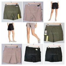 Eddie Bauer Ladies' Summer Trail Short gray , green , black