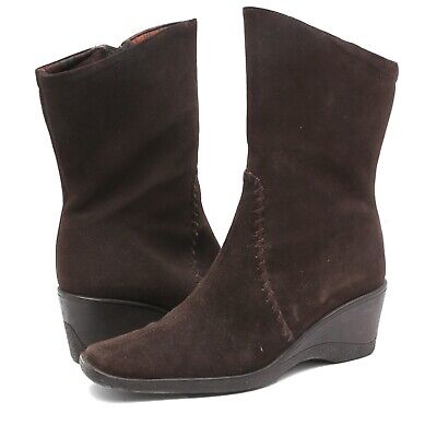 Square Toe Suede Boots