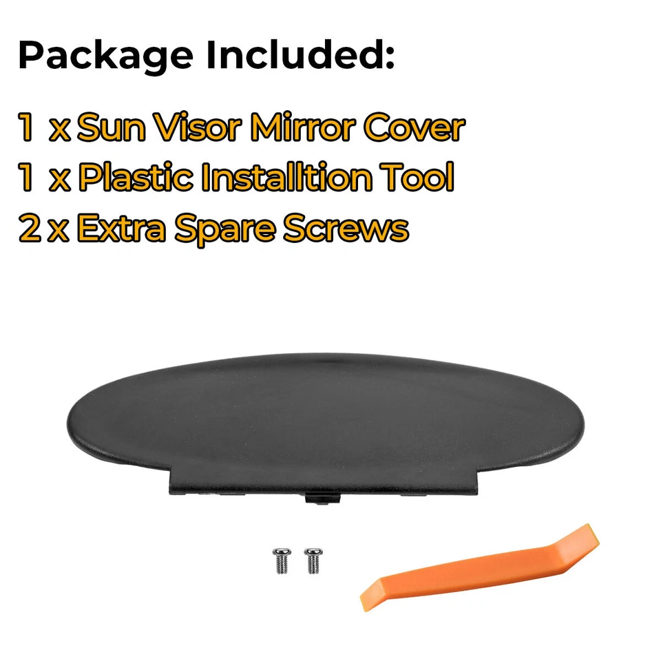 2x Sun Visor Mirror Cover For Porsche 911 996/997 for Boxster for Cayman 986/987 Foto 2 de 4