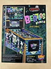 Stern Beatles Gold Pinball Flyer