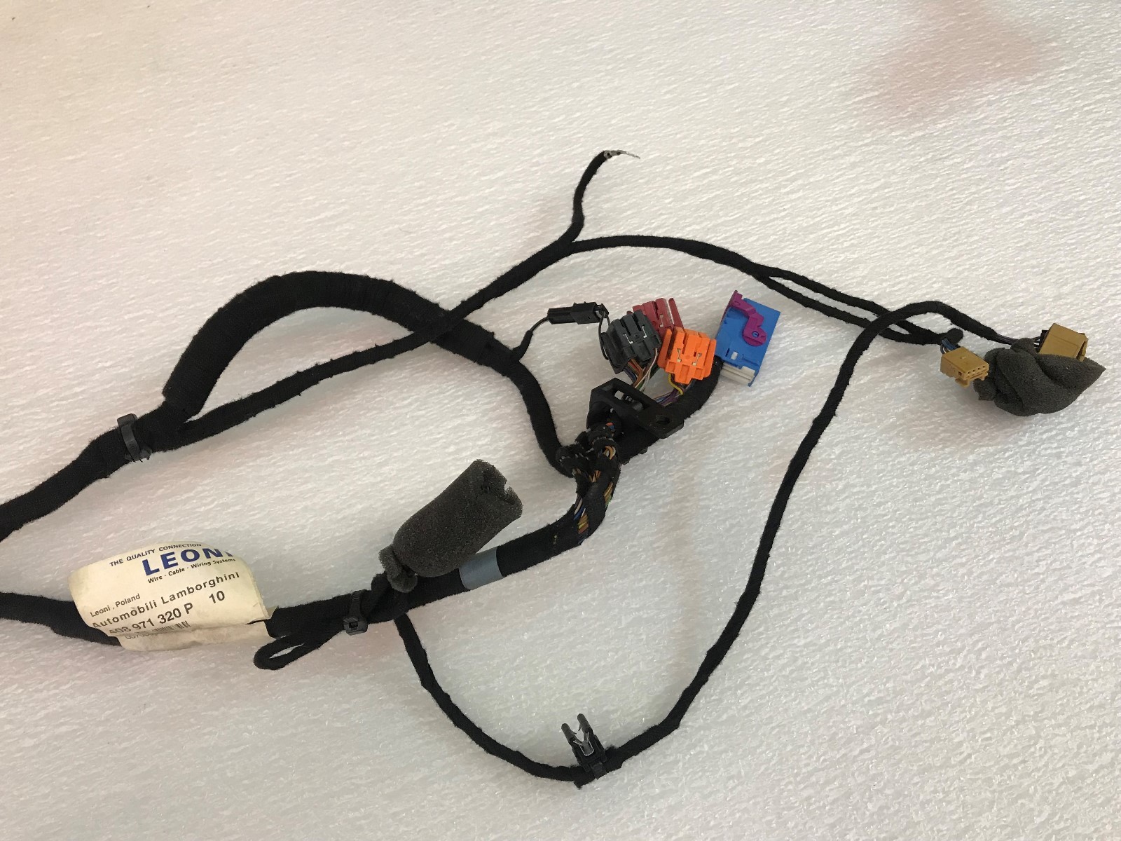 LAMBORGHINI GALLARDO LP570 SL DASH WIRING HARNESS WITH NAVIGATION OEM 408971320P