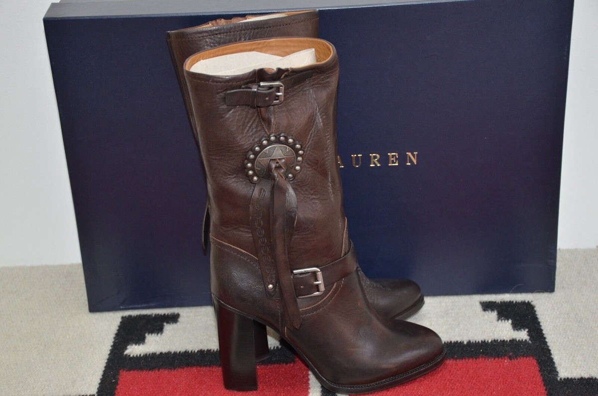 Ralph Lauren Collection Purple Label Moira Equestrian Leather