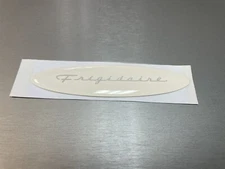 Frigidaire Refrigerator Badge Nameplate PN 240415203 Beige, OEM, brand new