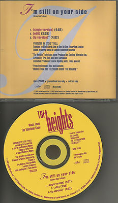Jamie Walters THE HEIGHTS I'm Still On Your Side & Single Vers EDIT PROMO DJ CD 