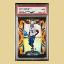 2020 Panini Select Club Level Die-Cut Orange Isaiah Wilson RC Tennessee PSA 9 
