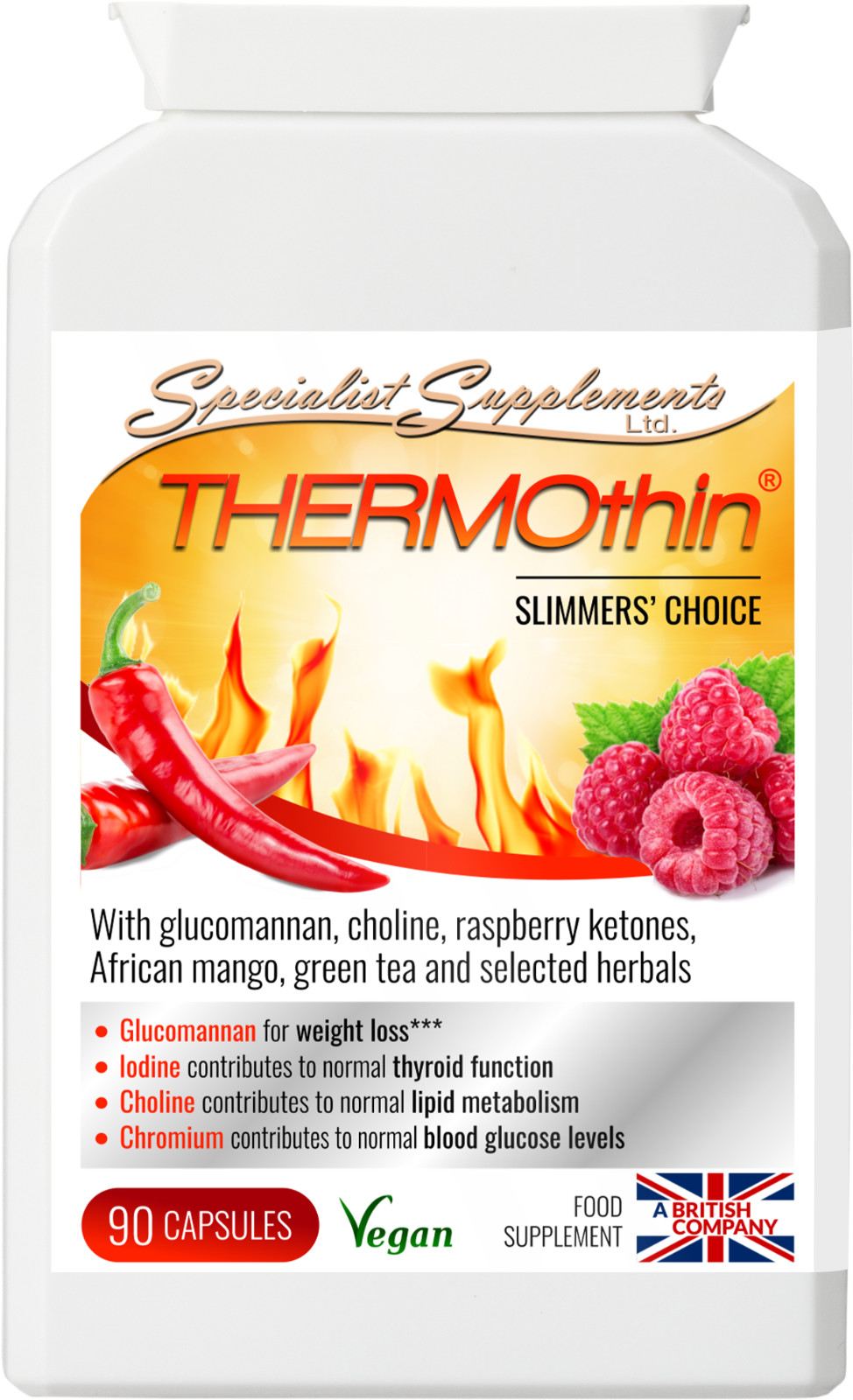 Specialist Supplements THERMOthin, 90 Capsules | Weight Loss Support - Image 2