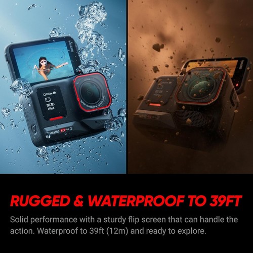 Ace Pro 2 Dive Bundle -8K Waterproof Action Camera Co-Engineered with Leica, 1/1 - Picture 8 of 8