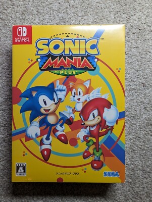 Sonic Mania Plus Nintendo Switch Soundtrack CD Artbook JP Import US seller NEW