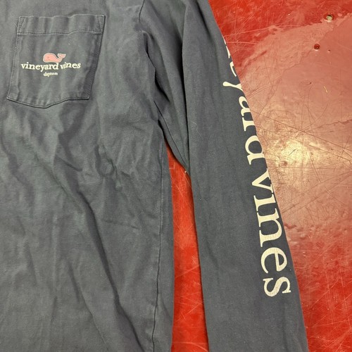 Camiseta Vineyard Vines Azul Mangas Largas Para Hombre Talla Pequeña S Dayton - Imagen 4 de 10