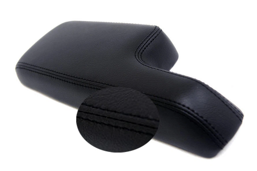 Reposabrazos consola central cuero sintético cubierta para Honda Fit 15-19 negro Foto 3 de 4