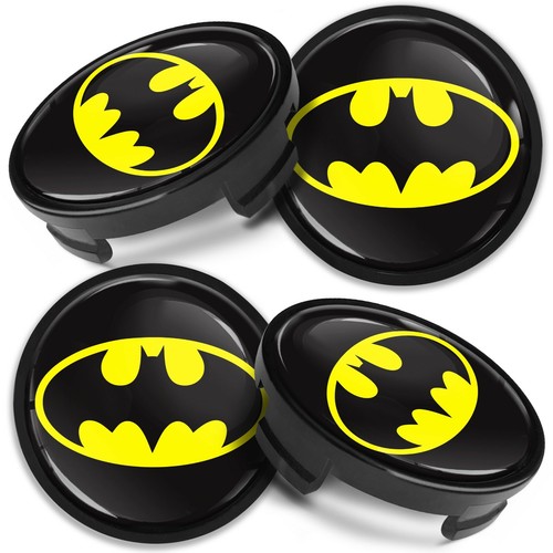 Compatible with Ford Wheel Center Caps Alloy Hub Centre Badge 54mm Black Yellow - Afbeelding 1 van 5