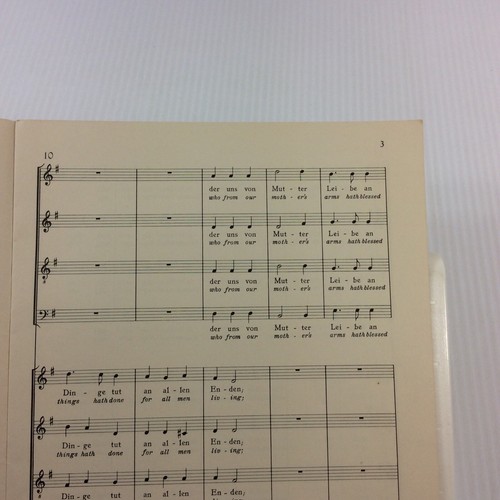 Now Thank we all our God Pachelbel Choral Vocal Works SATB - Picture 7 of 10