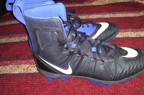 Nike Force Savage Elite TD Blue Black Football Cleats Shoes 880140-014 Size 7.5 - Picture 3 of 6