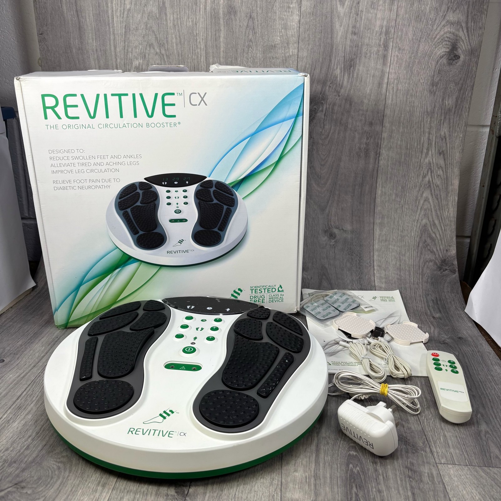 Revitive CX Circulation Booster Electrotherapy Device Pain Relief Complete Boxed