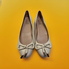 Love Moschino Women  s Ballet Flats Sz 38 EU 7 US Beige
