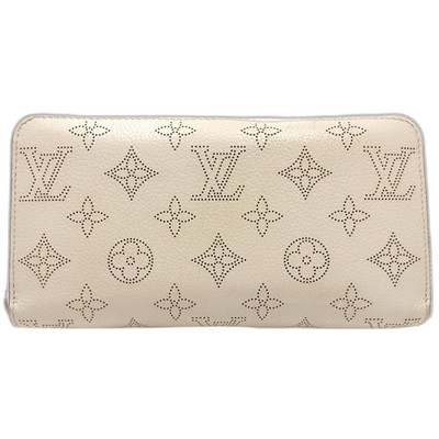 [Rank AB] LOUIS VUITTON M69821 Monogram Mahina Zippy Wallet Leather Japan