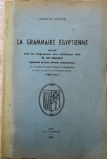 La grammaire Egyptienne