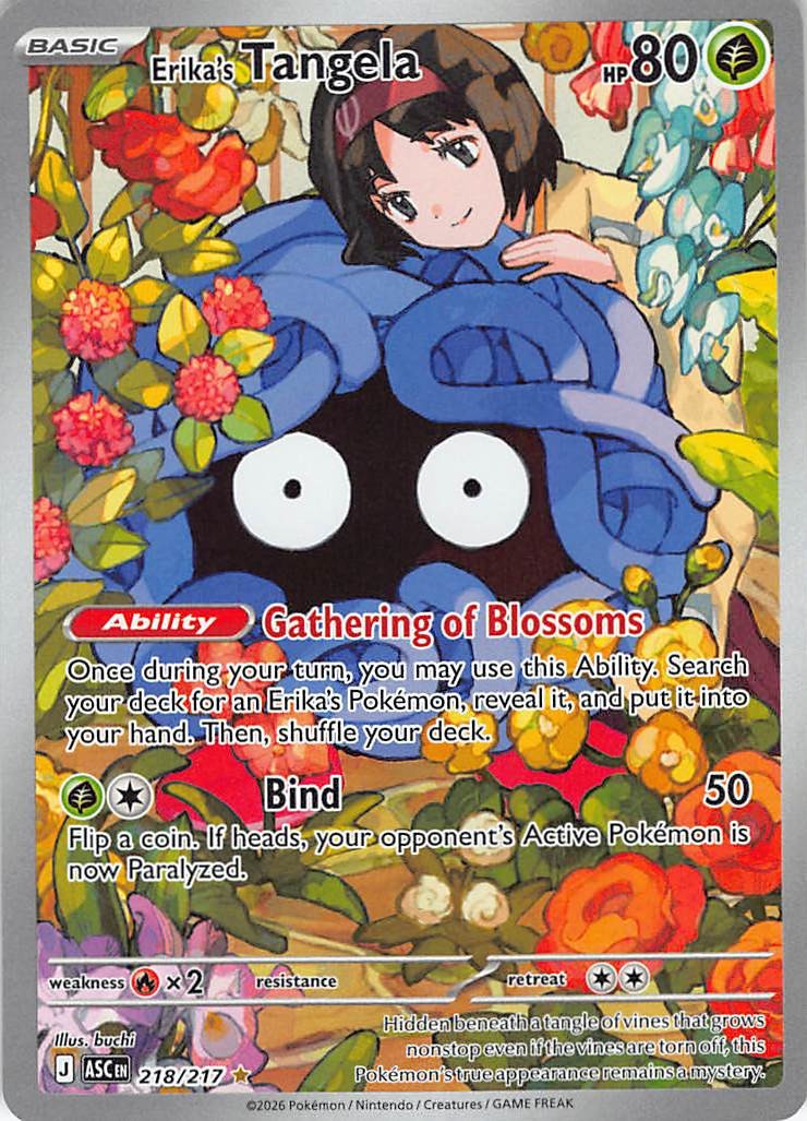 Erika's Tangela Holofoil [ASC - 218/217]