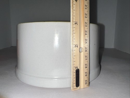 Vintage Le Grue's Creamery DAL 1885 "Il tuo Uomo Burro e Uovo" Crock Blu Grigio - Foto 4 di 13