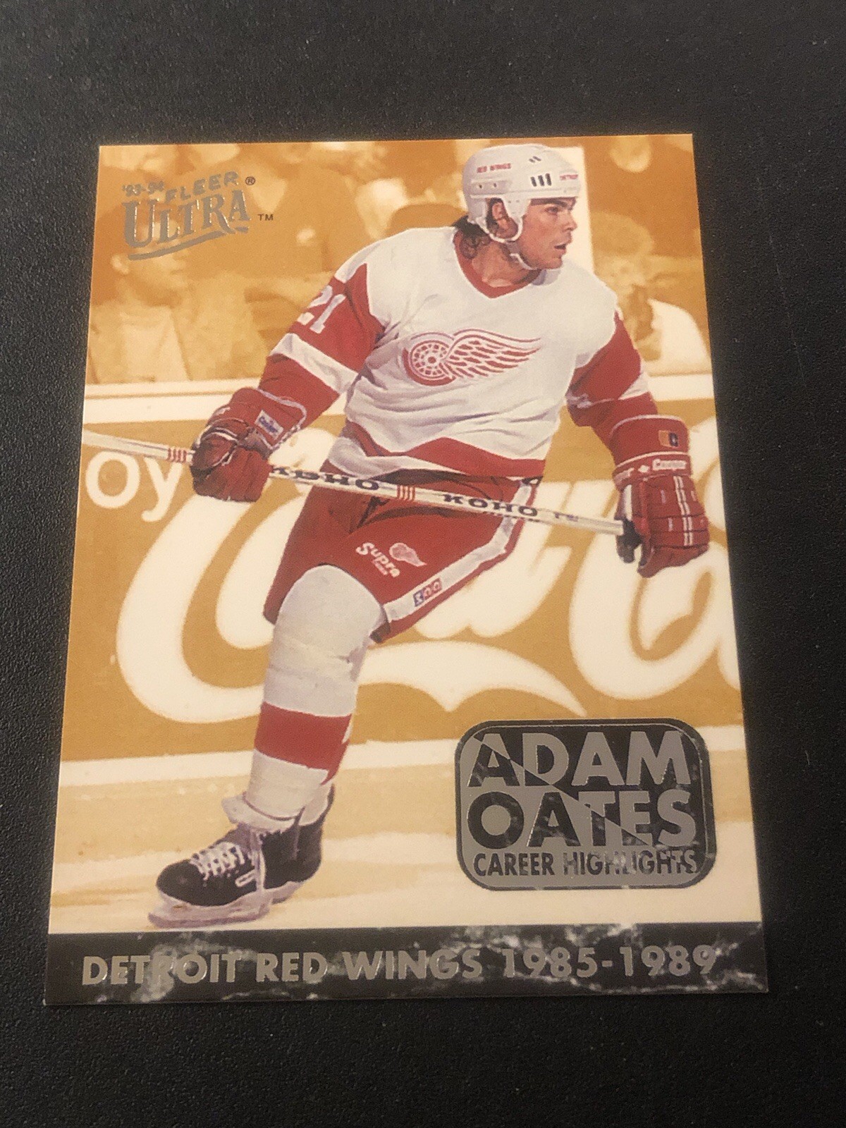 1993-94 Fleer Ultra Adam Oates Career Highlights Adam Oates #4