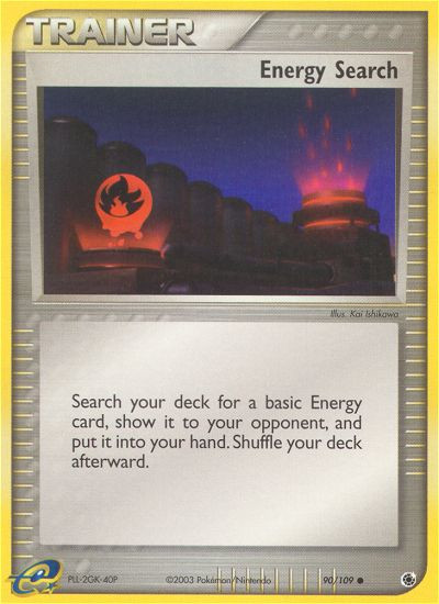Energy Search 90/109 Common | Ruby & Sapphire | Pokemon Card