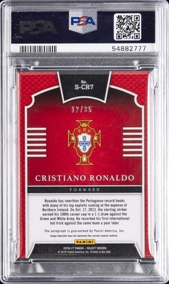 2016-17 Panini Select - Signatures Cristiano Ronaldo #S-CR7 /35