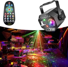 LED Laser Galaxy Projector Starry Night Lamp Star Sky Projection Light w/ Remote