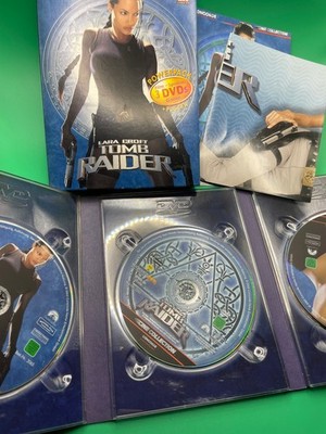 Lara Croft-Tomb Raider-Powerpack Film-Specials-Game 3 DVDs+Poster Film DVD 