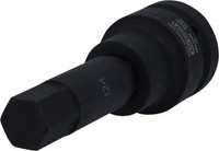 Ks Tools 450.0494 1'' Kraft-Bit-Stecknuss Innensechskant, Lang, 24Mm