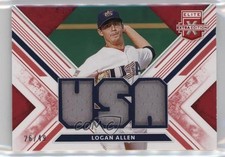 2019 Elite Extra Edition USA National Team Materials Red 26/49 Logan Allen 19wd