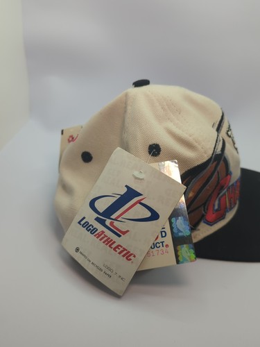1996 Chicago Bulls Vintage Jordan NBA Championship Snapback Hat W Tags See Pics - Picture 3 of 9