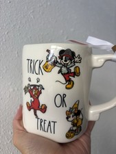 DISNEY Rae Dunn  &lsquo;Trick Or Treat&rsquo; Mug Mickey, Minnie Mouse, Donald Duck 🎃NEW